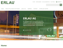 Tablet Screenshot of erlau.com
